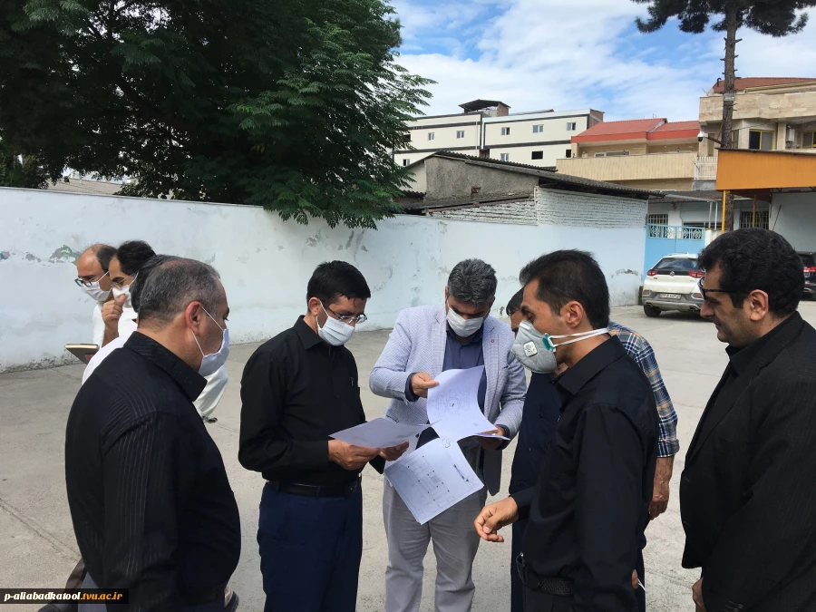 بازدید آقای دکتر عباسی معاون عمرانی دانشگاه فنی وحرفه ای کشور از آموزشکده فنی و حرفه ای پسران علی آباد کتول 8