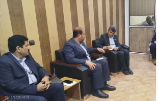 حضور سرپرست دانشگاه ملی مهارت استان گلستان در دفتر دکتر نوروزی نماینده شهرستان علی ابادکتول در مجلس شورای اسلامی  2