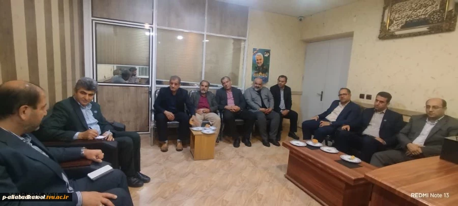 حضور سرپرست دانشگاه ملی مهارت استان گلستان در دفتر دکتر نوروزی نماینده شهرستان علی ابادکتول در مجلس شورای اسلامی  3