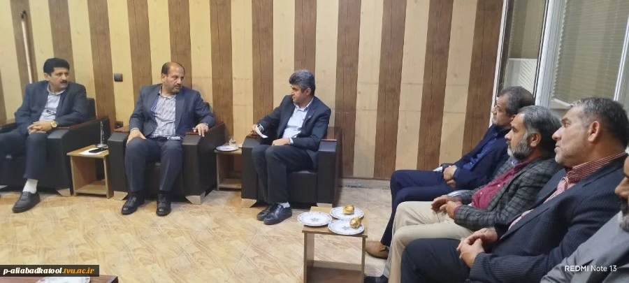 حضور سرپرست دانشگاه ملی مهارت استان گلستان در دفتر دکتر نوروزی نماینده شهرستان علی ابادکتول در مجلس شورای اسلامی  4