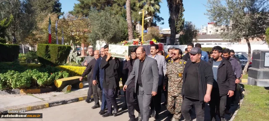 مراسم استقبال از پیکر شهید خوشنام 2